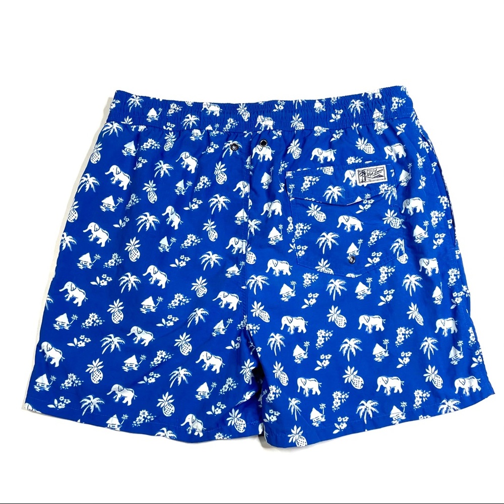 Vintage POLO RALPH LAUREN Elephant Swim Trunks L - Picture 3 of 7